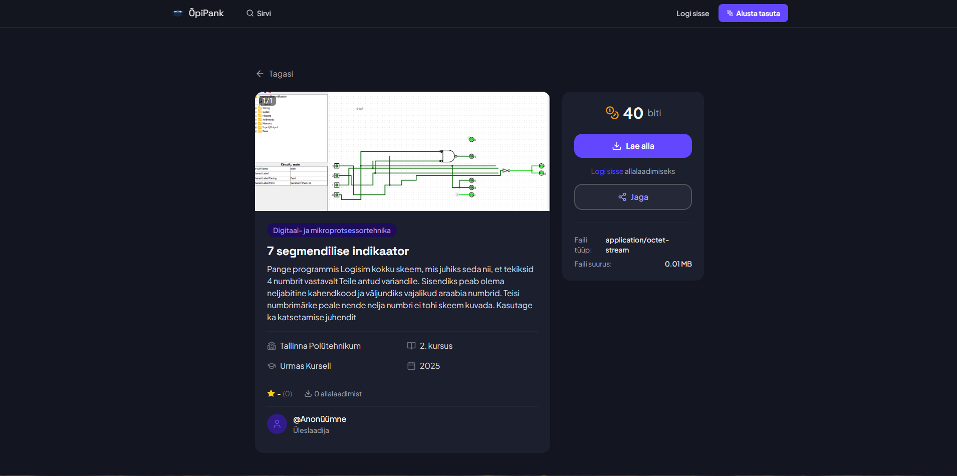 OpiPank.ee töö eelvaade