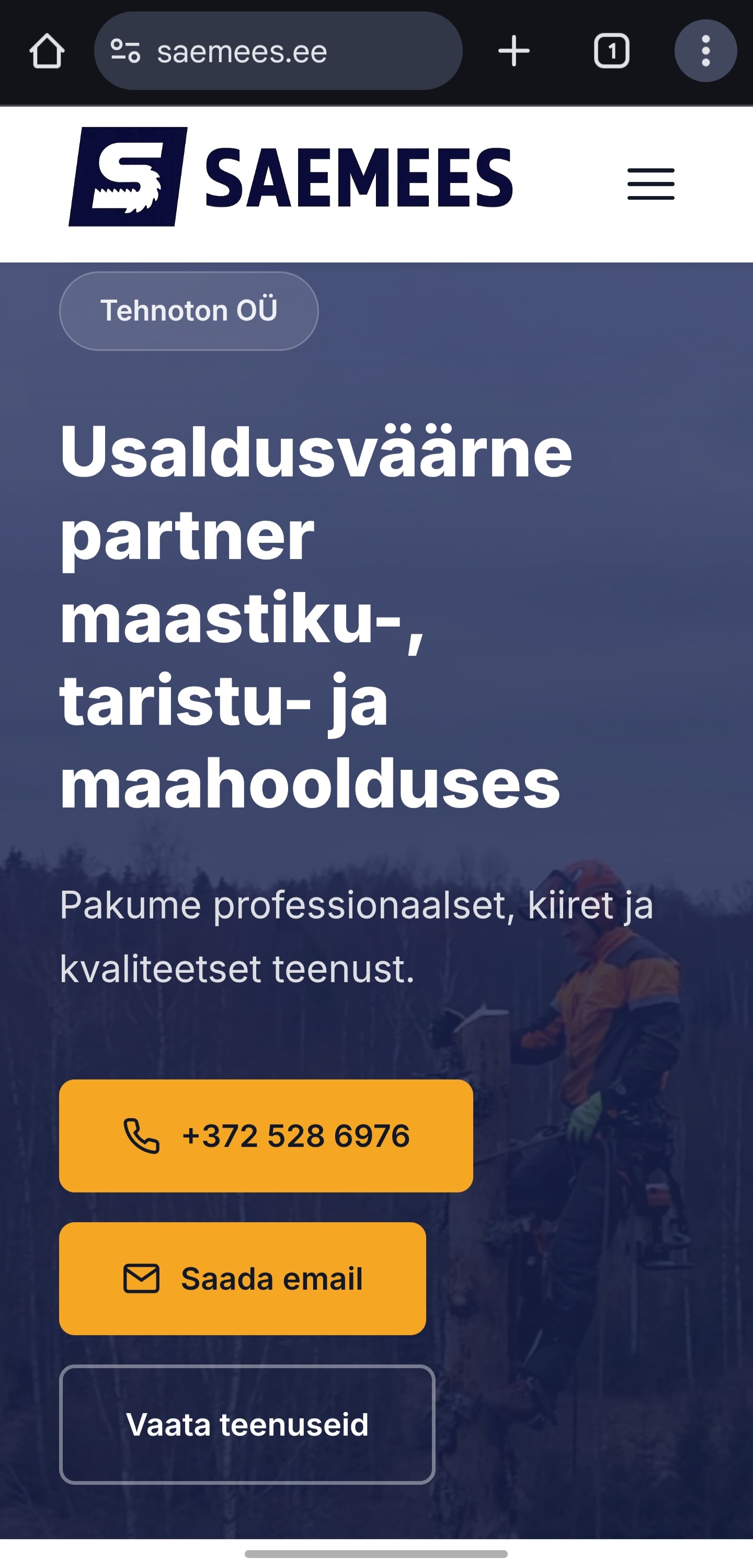 Saemees.ee mobiilivaade