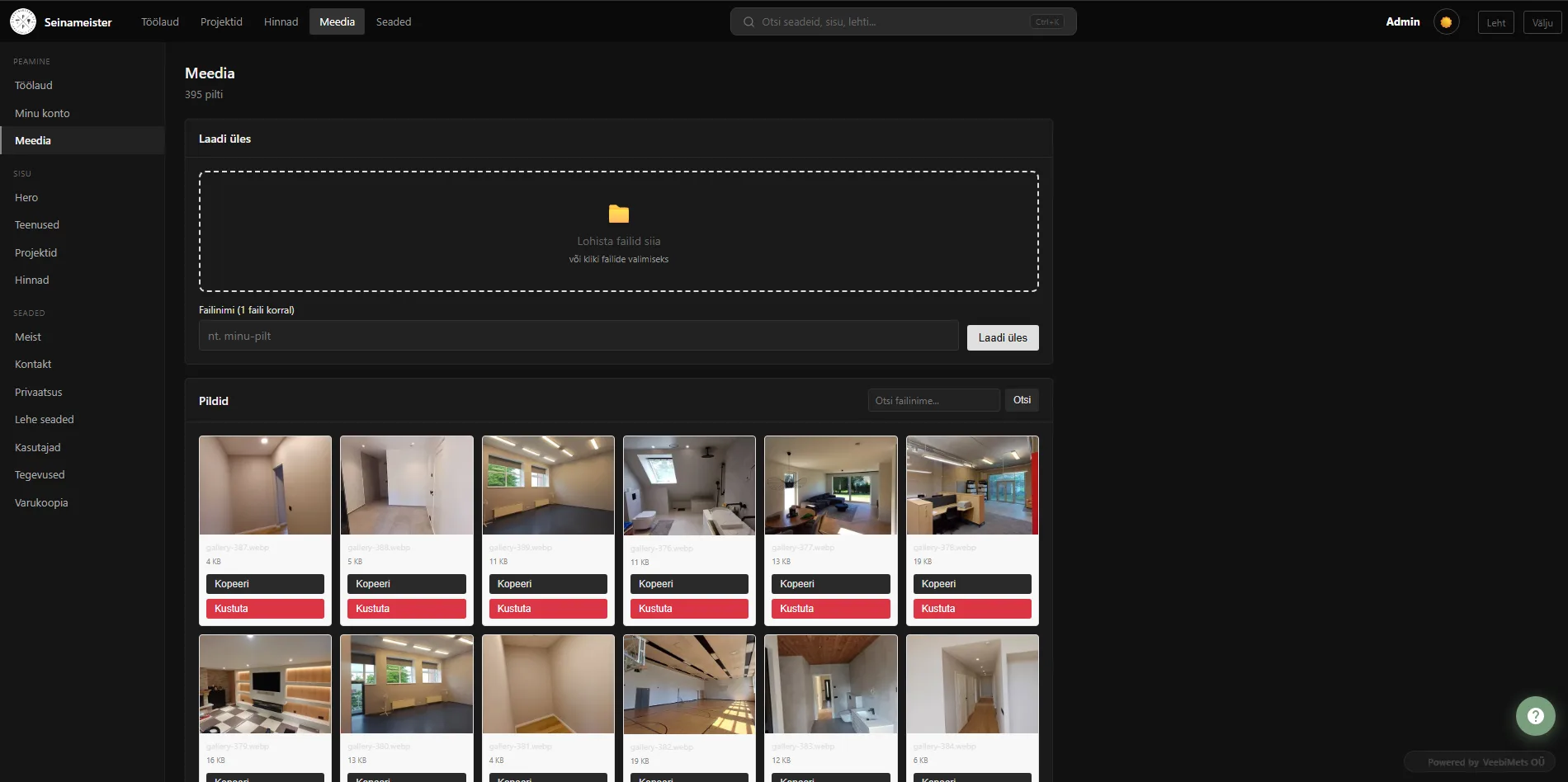 Varvimistood.ee meediahaldus
